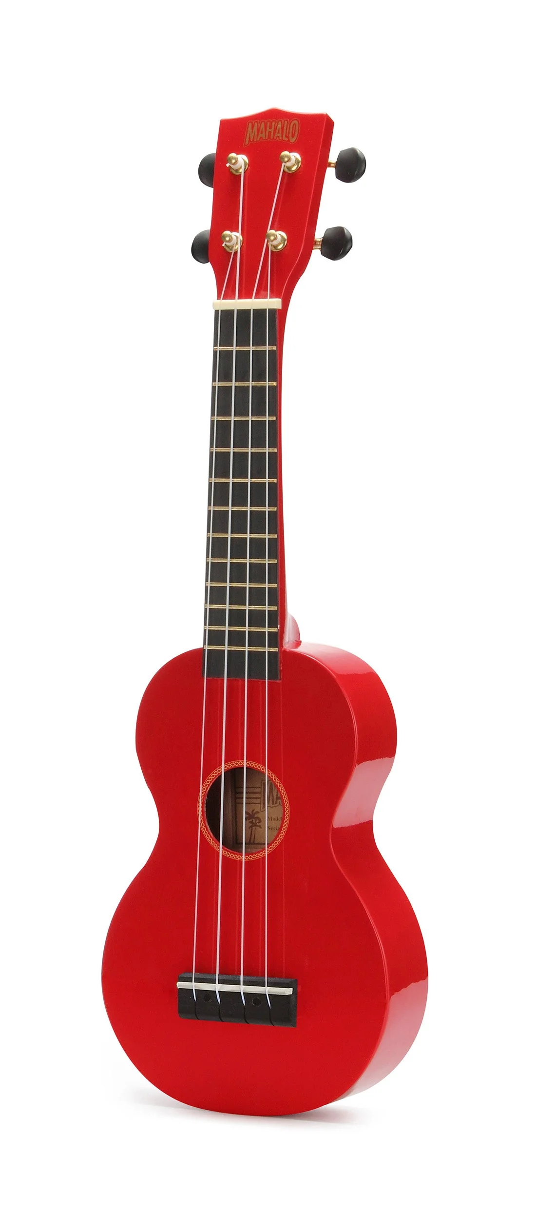 Mahalo MR1RD Rainbow Series Soprano Ukulele - Red - Image 3