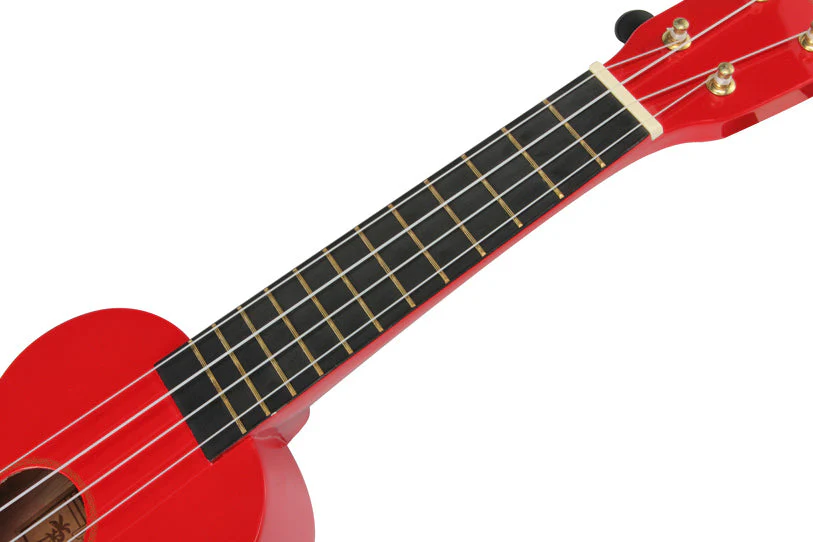 Mahalo MR1RD Rainbow Series Soprano Ukulele - Red - Image 6