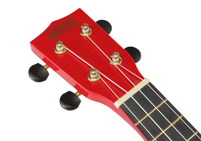Mahalo MR1RD Rainbow Series Soprano Ukulele - Red - Image 9
