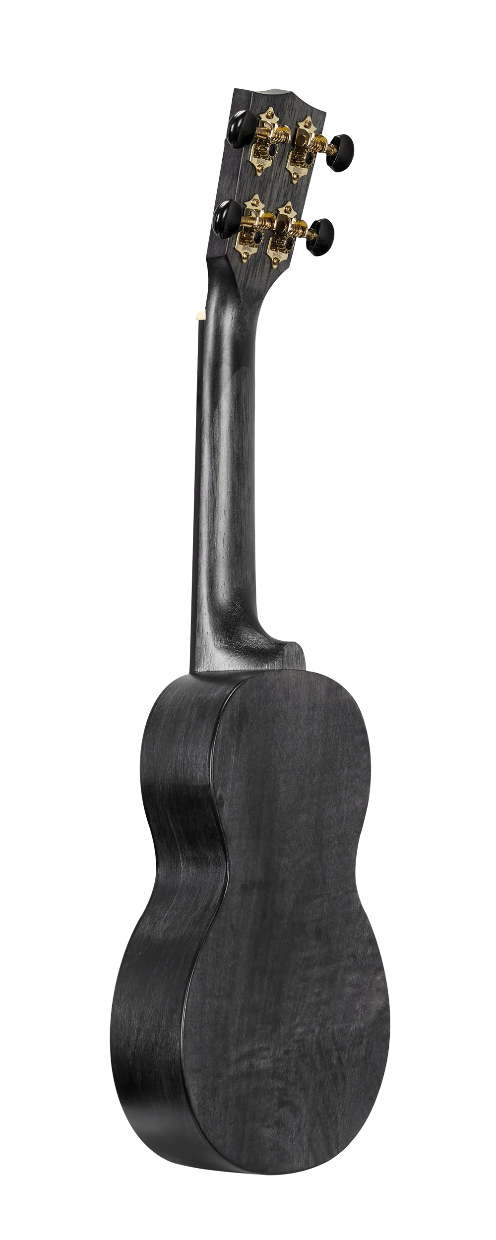 Mahalo MS1TBK Slimline Ukulele in Transparent Black - Image 4
