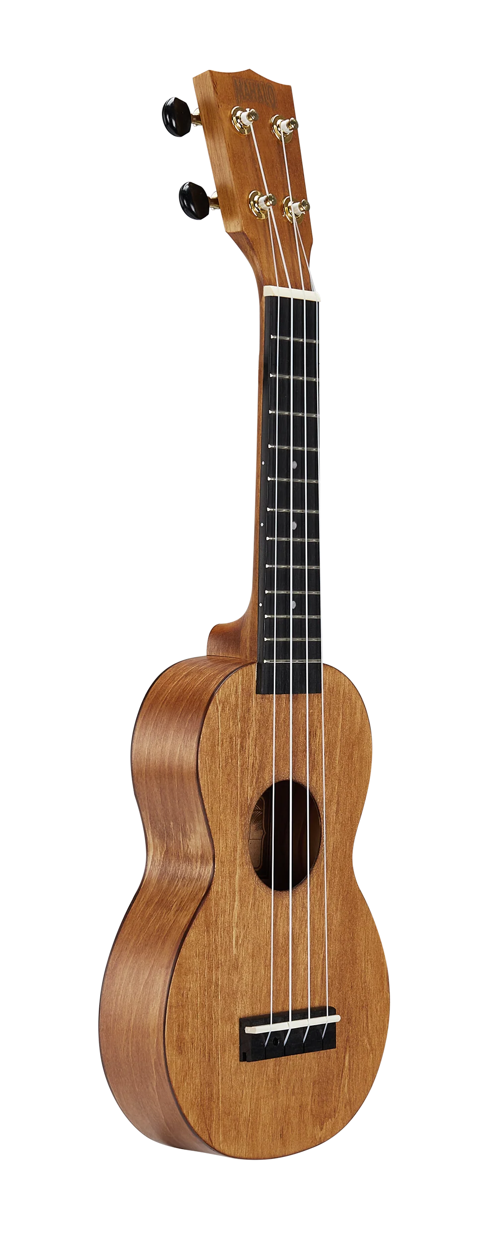 Mahalo MS1TBR Slimline Ukulele in Transparent Brown - Image 2