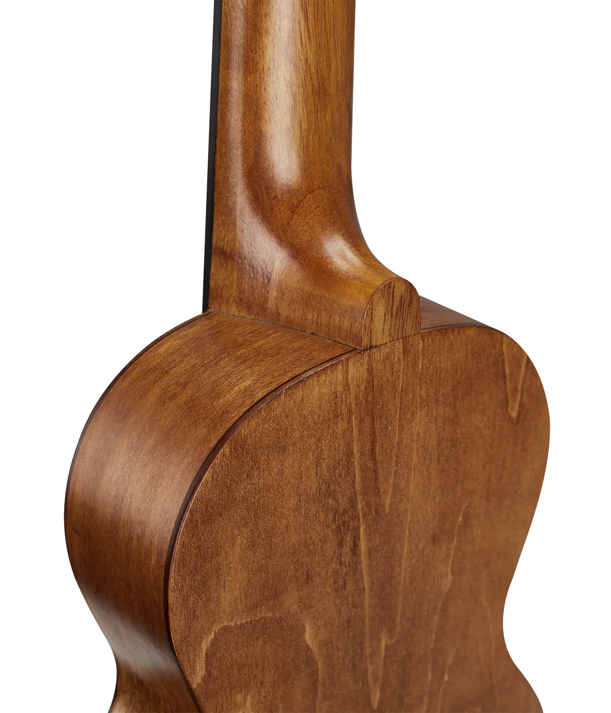 Mahalo MS1TBR Slimline Ukulele in Transparent Brown - Image 5