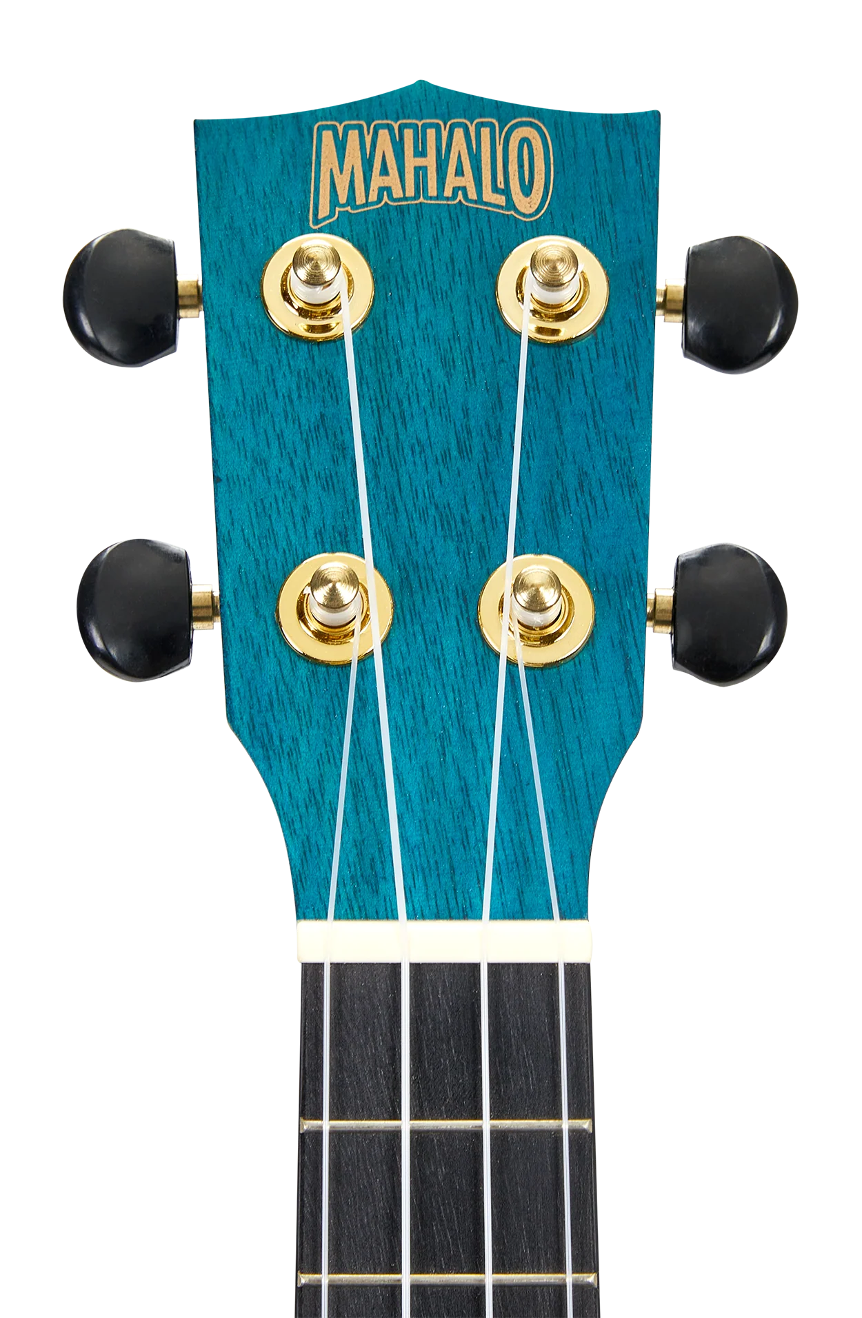 Mahalo MS1TBU Slimline Ukulele in Transparent Blue - Image 8