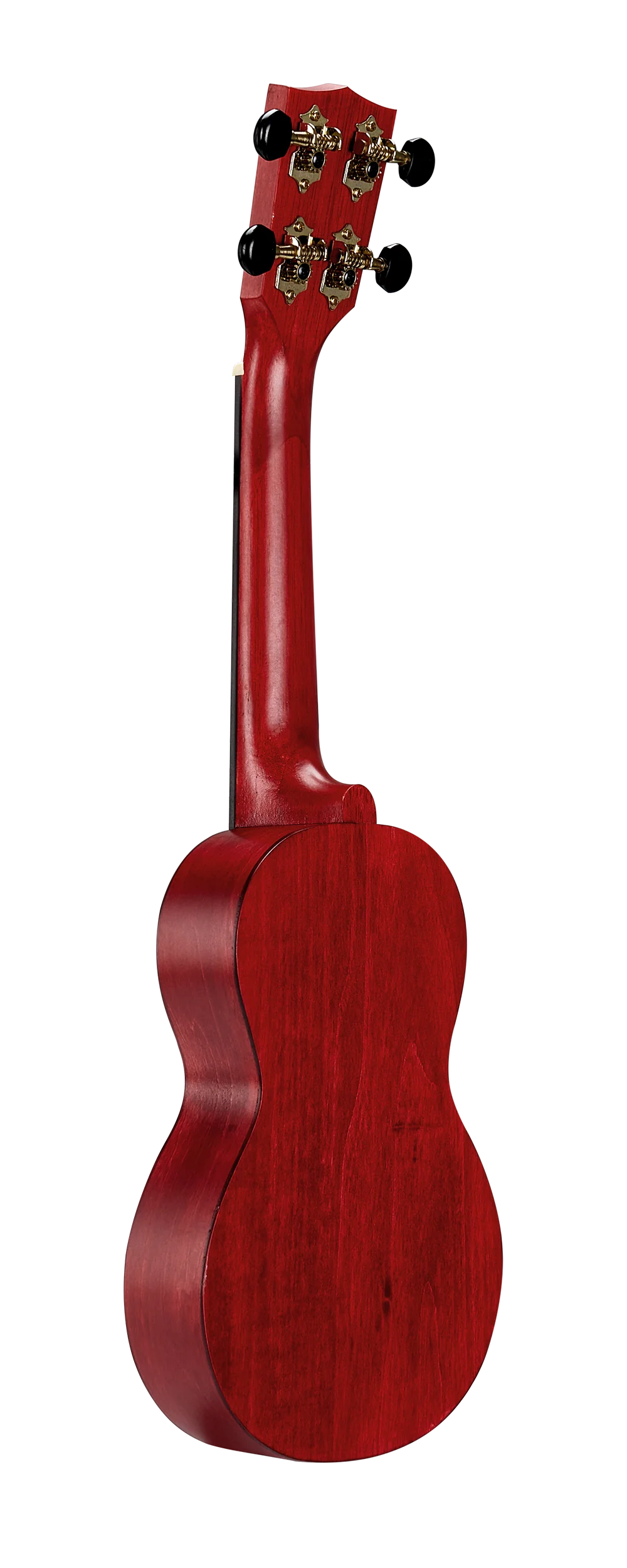 Mahalo MS1TRD Slimline Ukulele in Transparent Red - Image 4