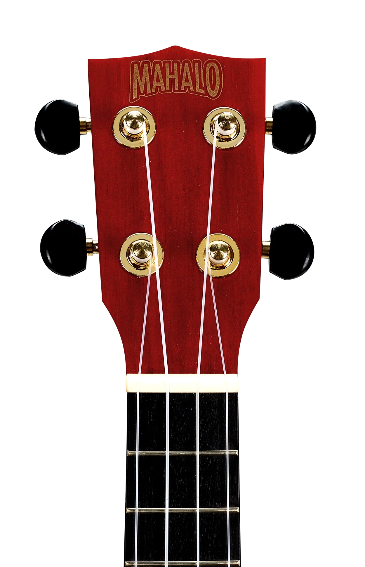 Mahalo MS1TRD Slimline Ukulele in Transparent Red - Image 9