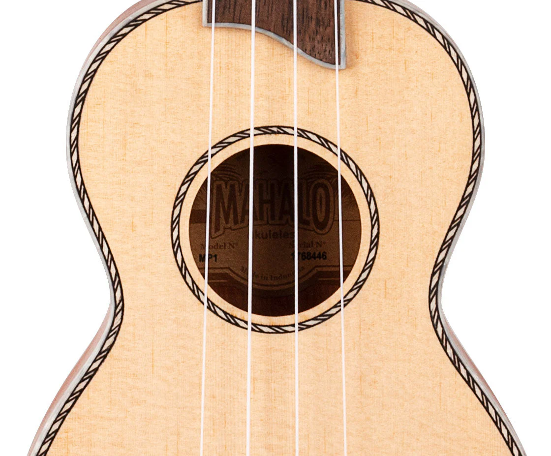 Mahalo Pearl Series MP1 Soprano Ukulele - Natural Matte - Image 13