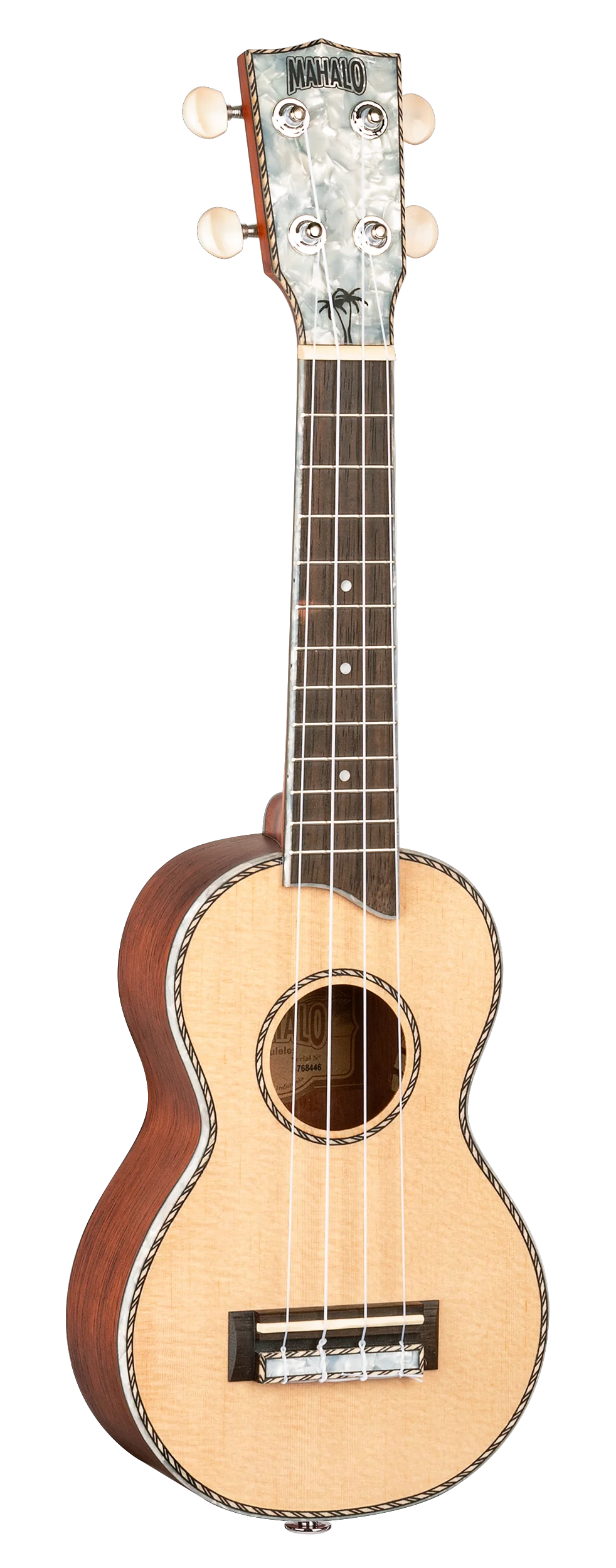 Mahalo Pearl Series MP1 Soprano Ukulele - Natural Matte - Image 2