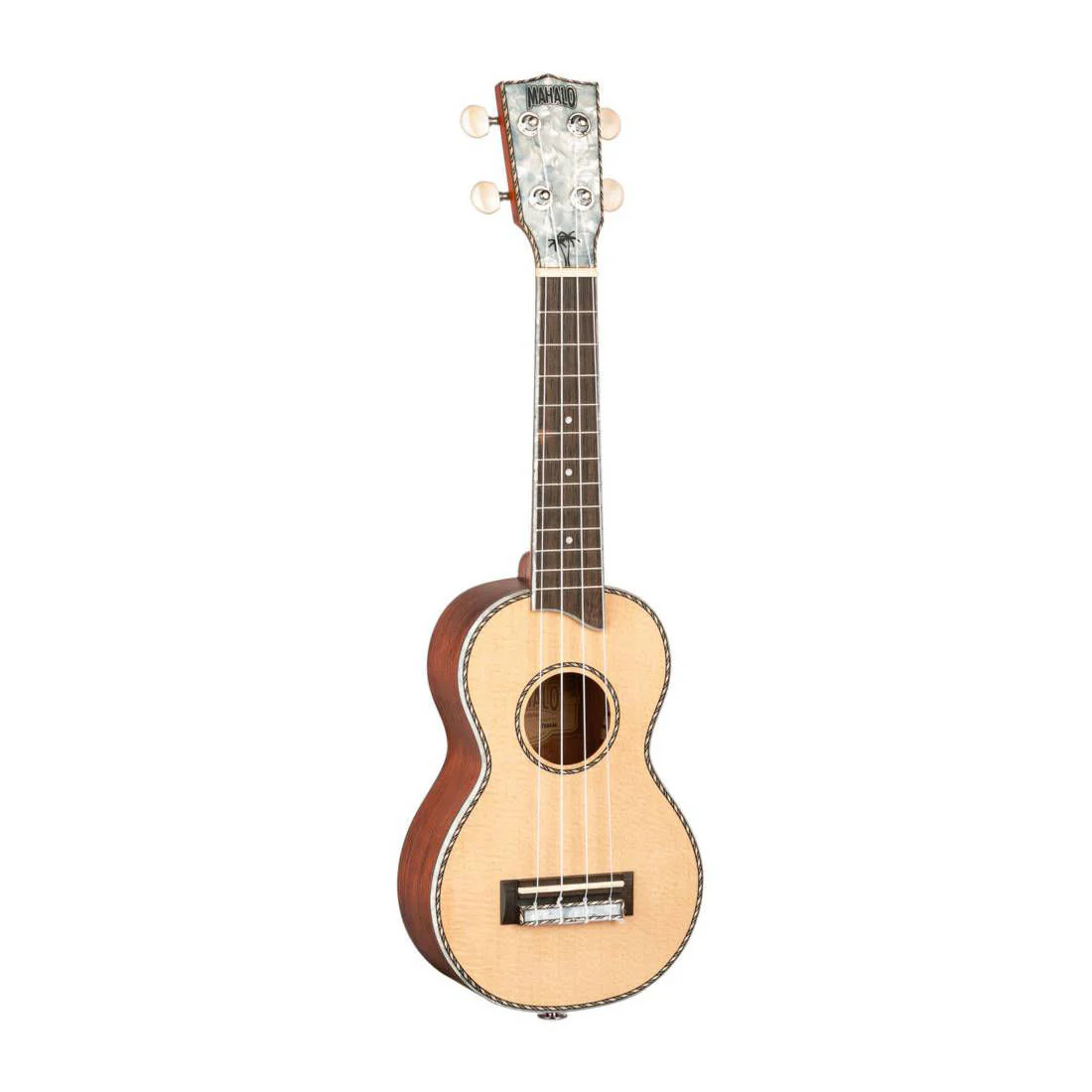 Mahalo Pearl Series MP1 Soprano Ukulele - Natural Matte - Image 20