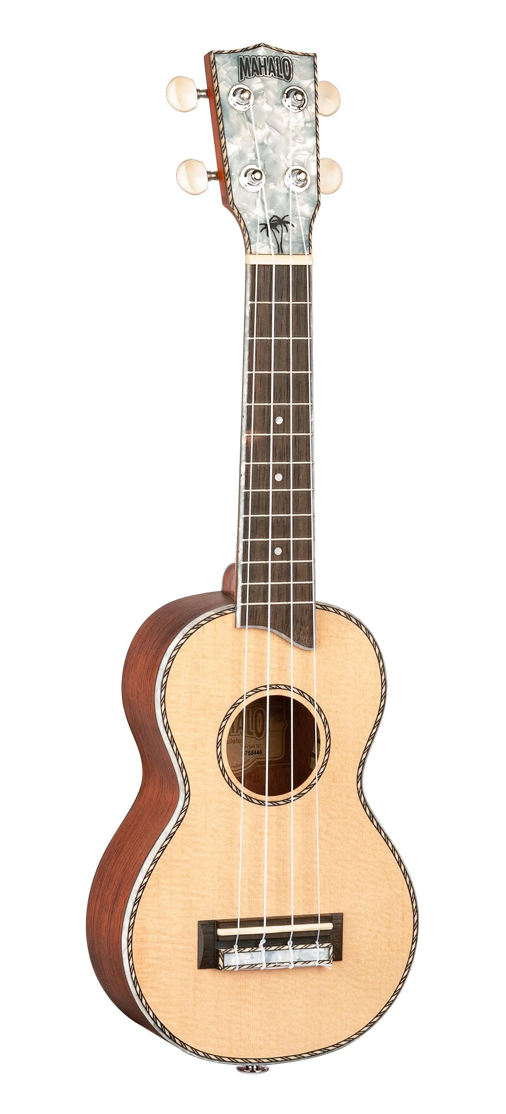Mahalo Pearl Series MP1 Soprano Ukulele - Natural Matte - Image 3