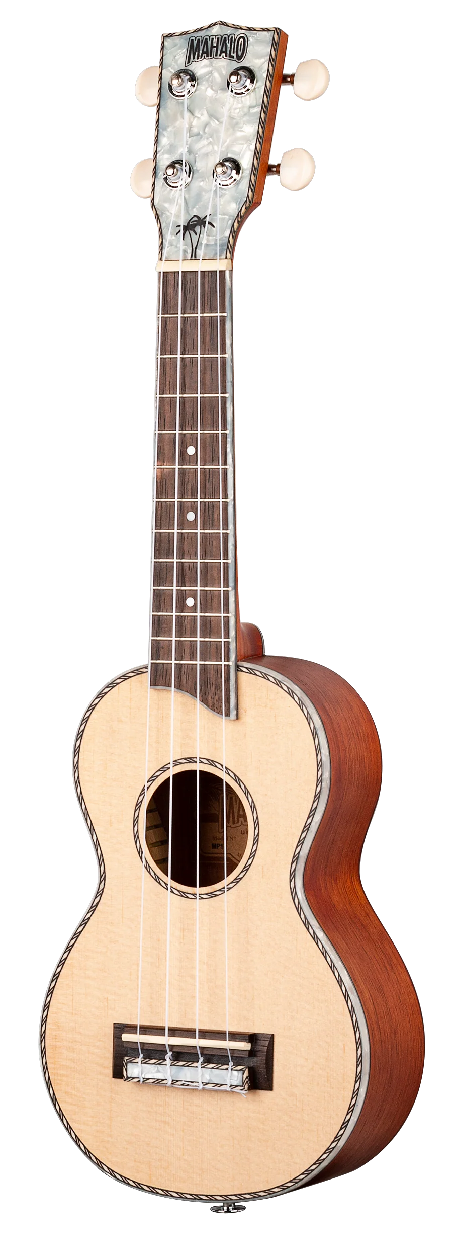 Mahalo Pearl Series MP1 Soprano Ukulele - Natural Matte - Image 6