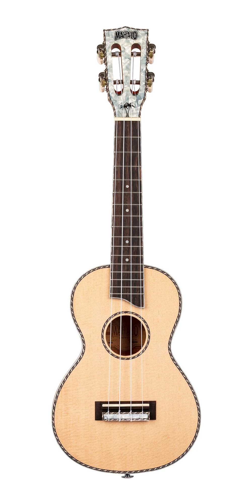 Mahalo Pearl Series MP2 Concert Ukulele - Natural Matte