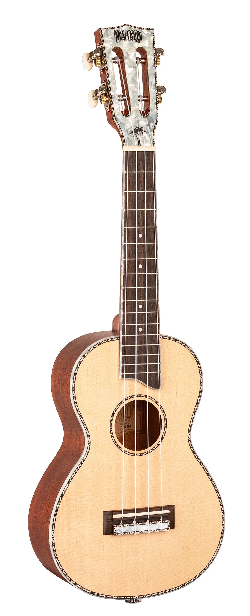 Mahalo Pearl Series MP2 Concert Ukulele - Natural Matte - Image 3