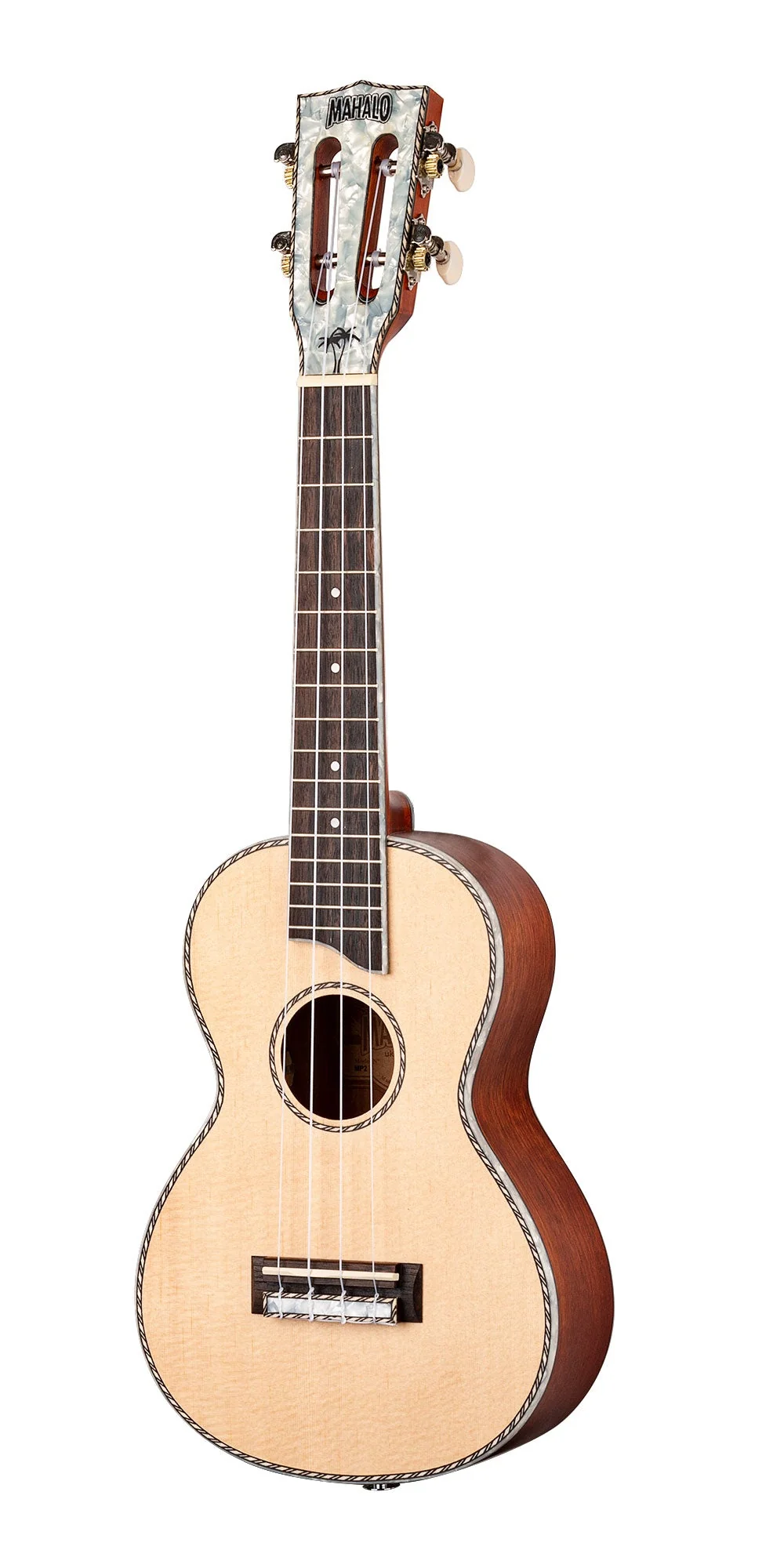 Mahalo Pearl Series MP2 Concert Ukulele - Natural Matte - Image 4