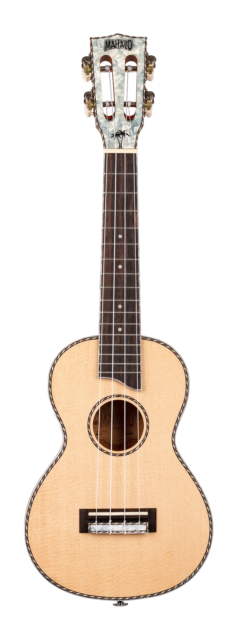 Mahalo Pearl Series MP2 Concert Ukulele - Natural Matte - Image 5