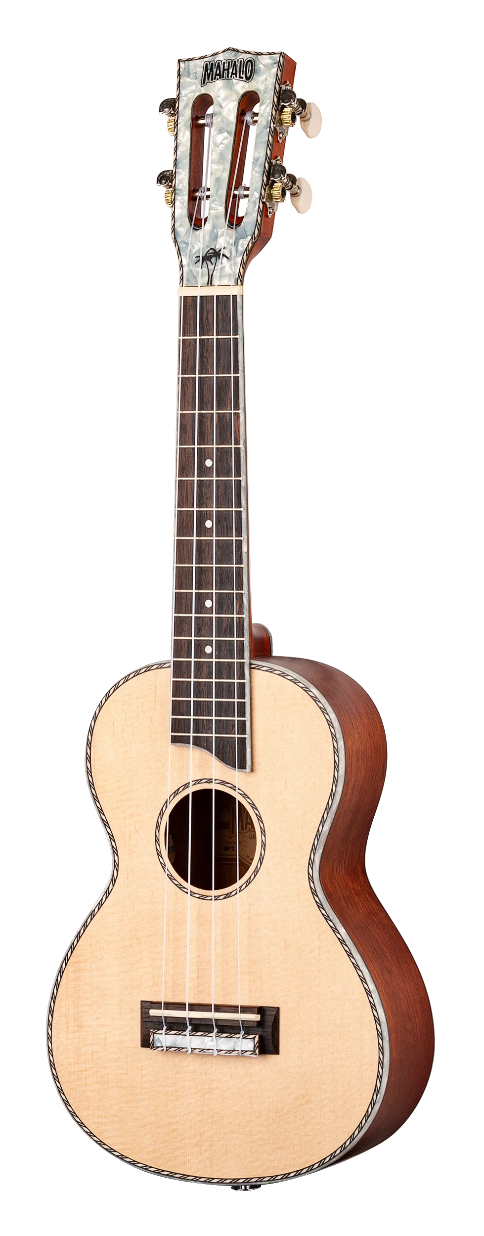 Mahalo Pearl Series MP2 Concert Ukulele - Natural Matte - Image 6