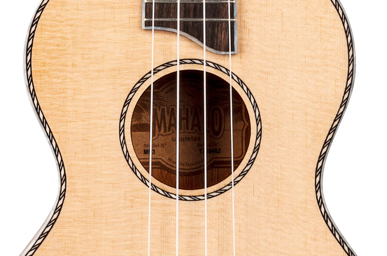 Mahalo Pearl Series MP3 Tenor Ukulele - Natural Matte - Image 15