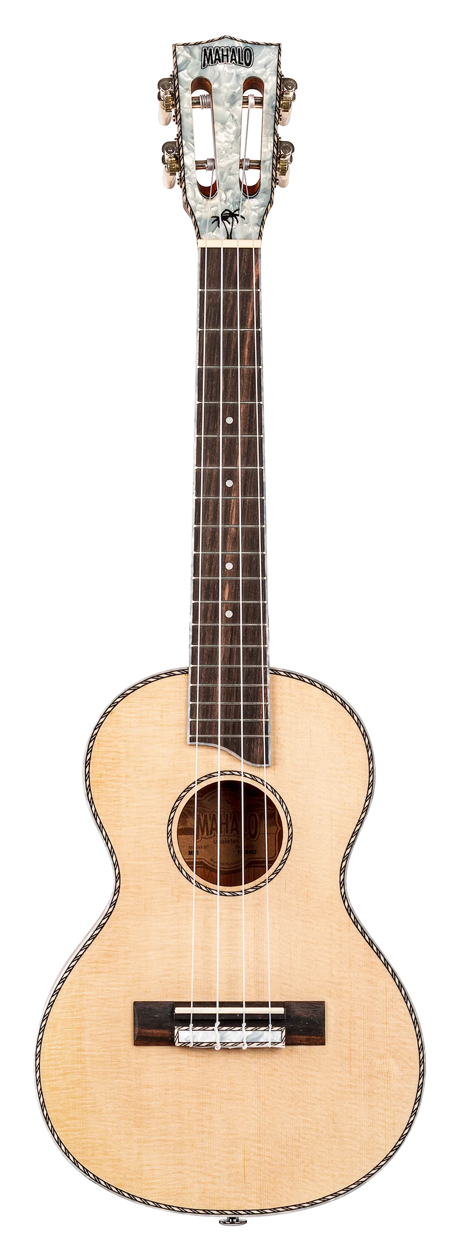 Mahalo Pearl Series MP3 Tenor Ukulele - Natural Matte - Image 5