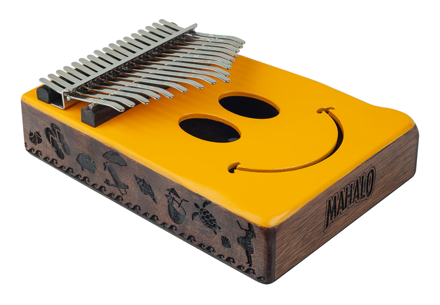 Mahalo Trembesi Wood 17-Key Kalimba - Smile - Image 3