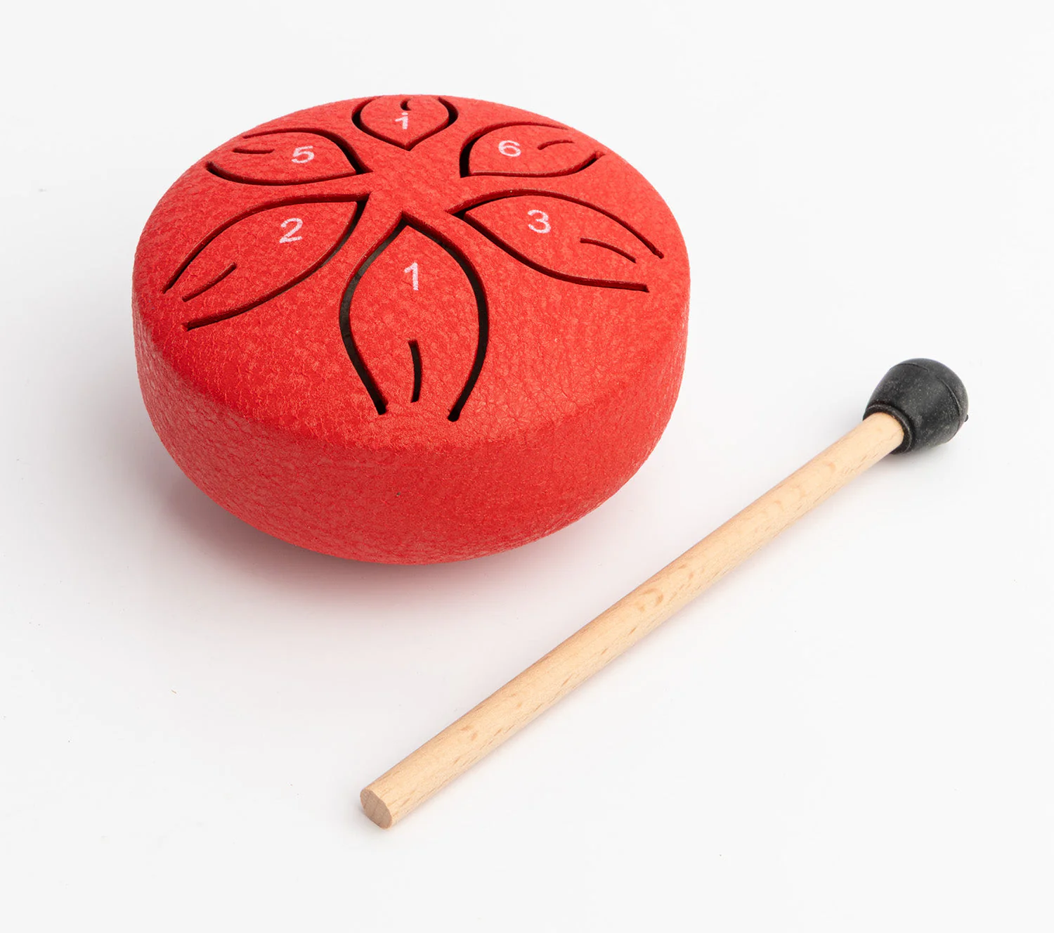 Mano Percussion 3 Tongue Drum (C Diatonic) - Red - Image 4