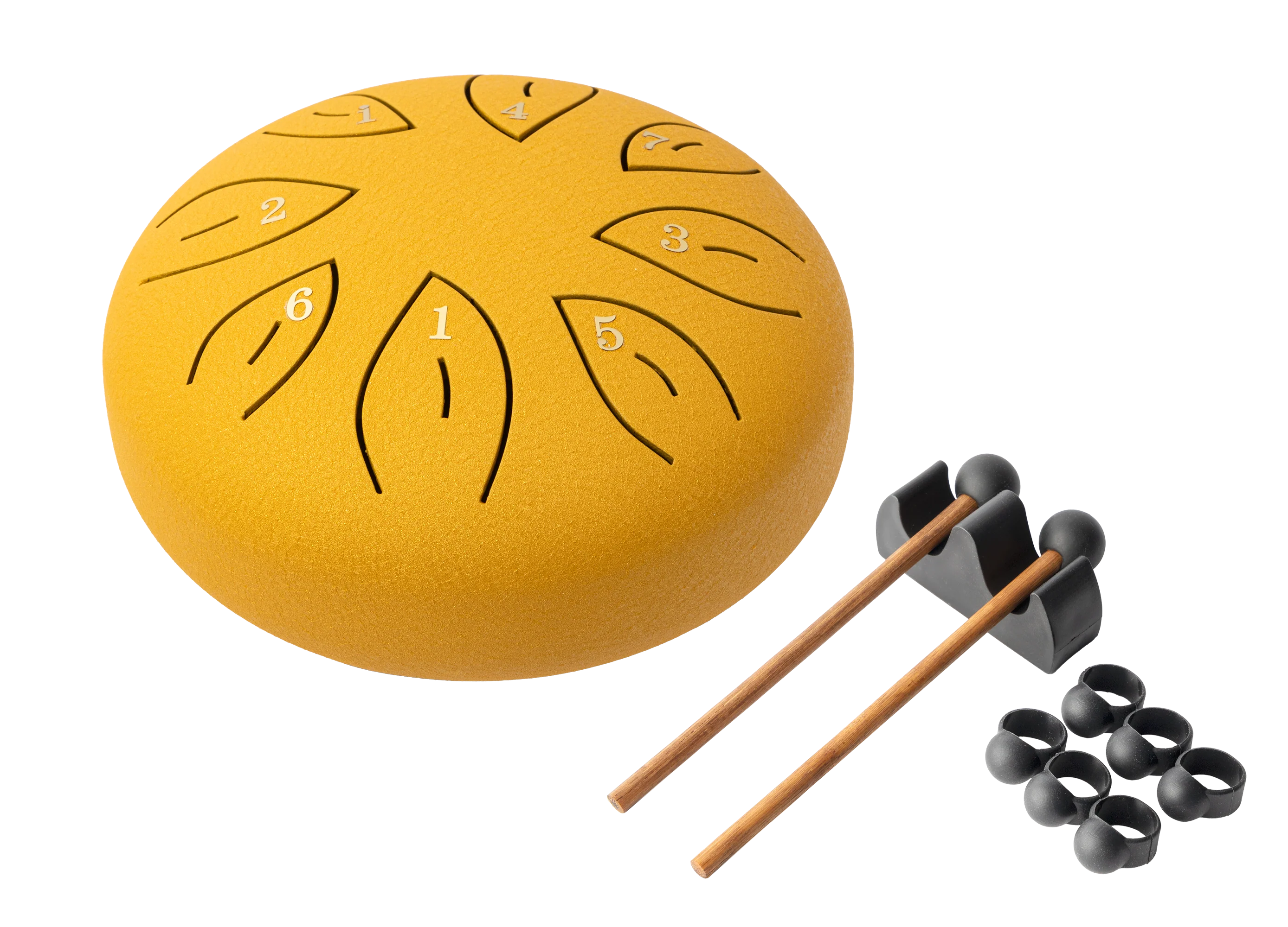 Mano Percussion 6 Tongue Drum Gold