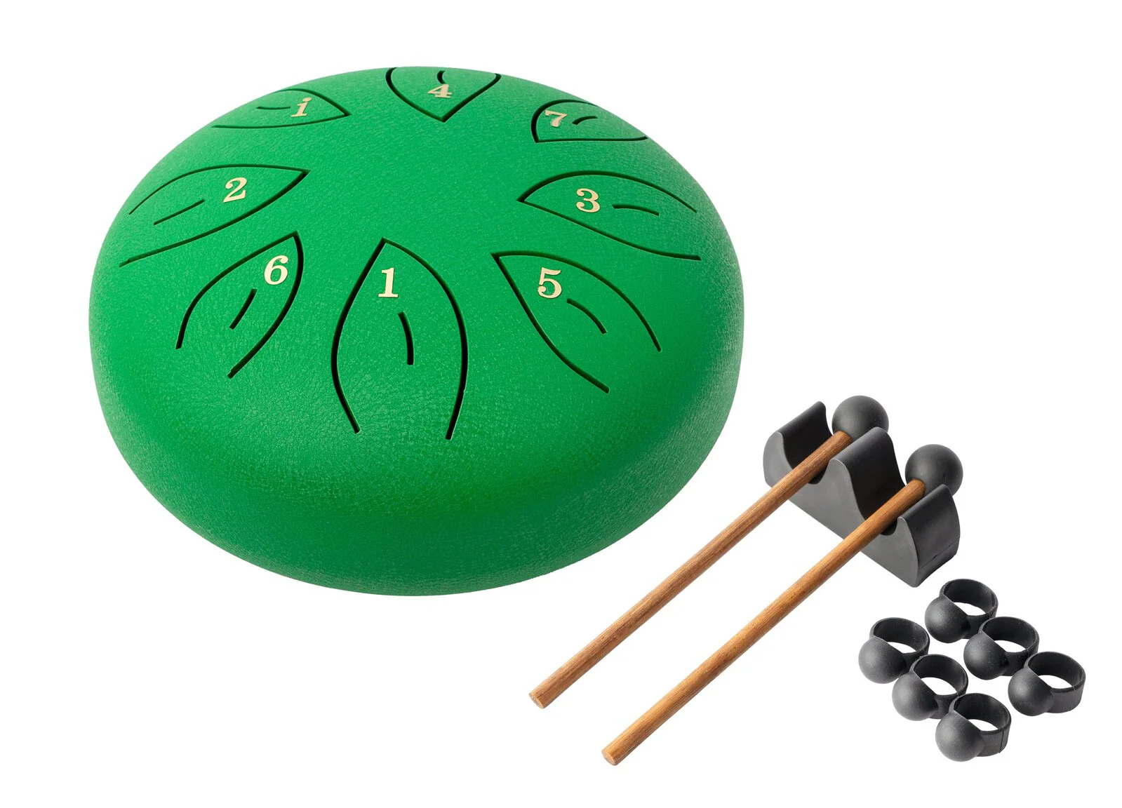 Mano Percussion 6 Tongue Drum Green - Image 5