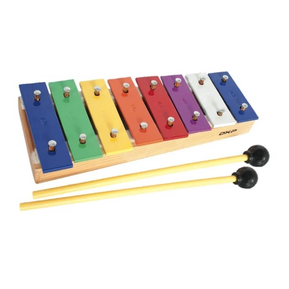 Mano Percussion 8 Coloured Glockenspiel with Beaters - Image 2