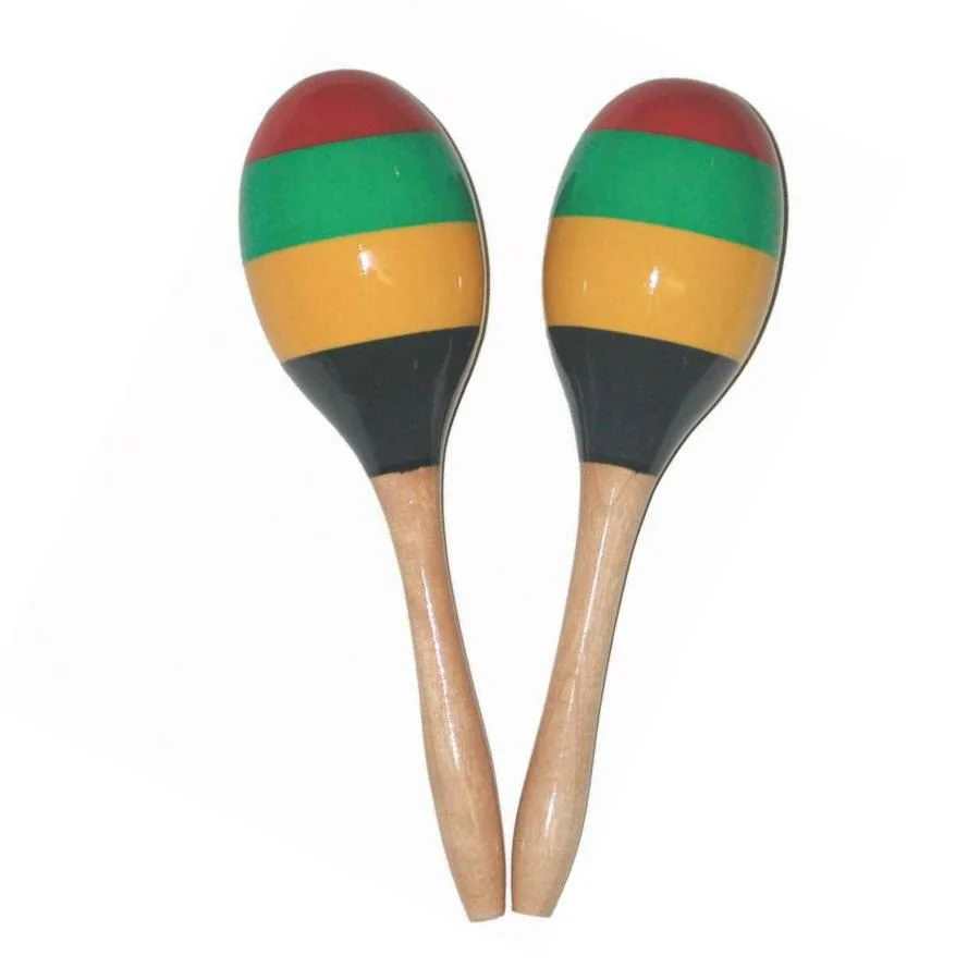 Mano Percussion 9inch Long Wooden Maracas - Image 3