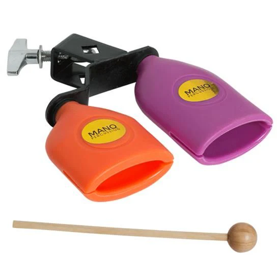 Mano Percussion DB284 Double Block Samba Bell - Image 2