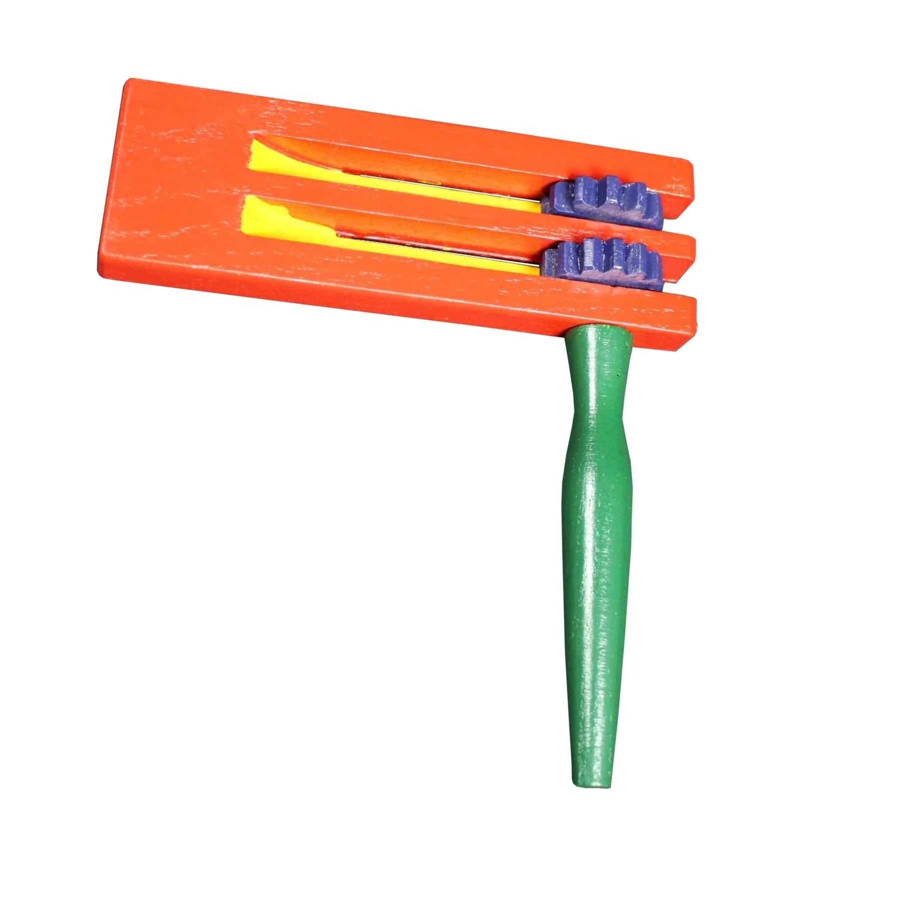 Mano Percussion ED396 Wooden Handheld Rotating Ratchet Multi Coloured - Image 3