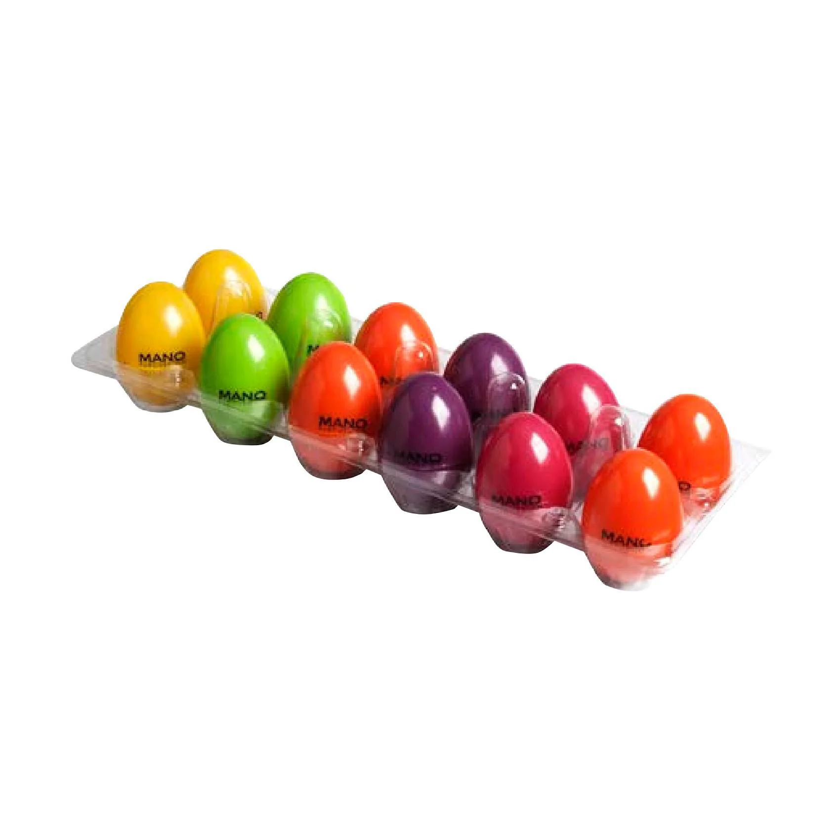 Mano Percussion EM112 Egg Maracas - 12 Pieces - Image 2