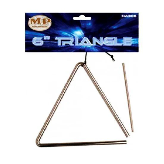 Mano Percussion EM306 6 inch Triangle with Beater and Holder - Image 3