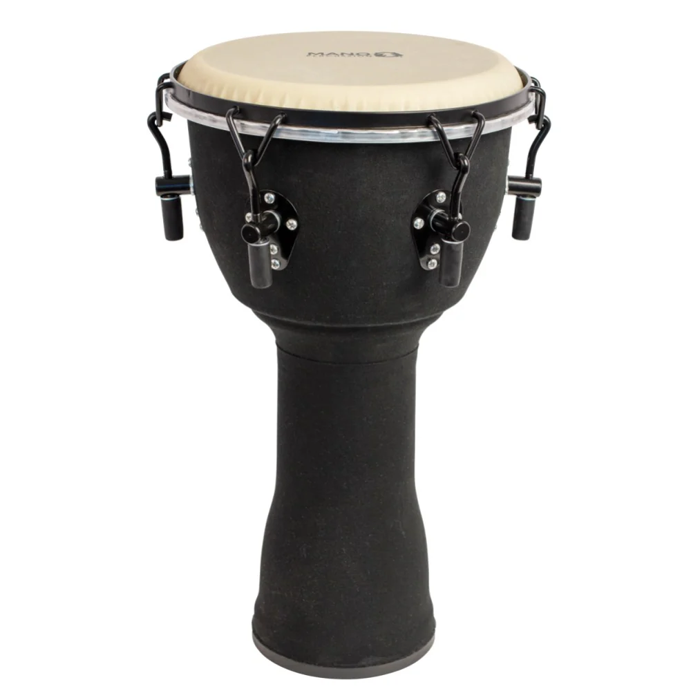 Mano Percussion MPC04 10 Wrench Tunable Djembe - Black Cloth