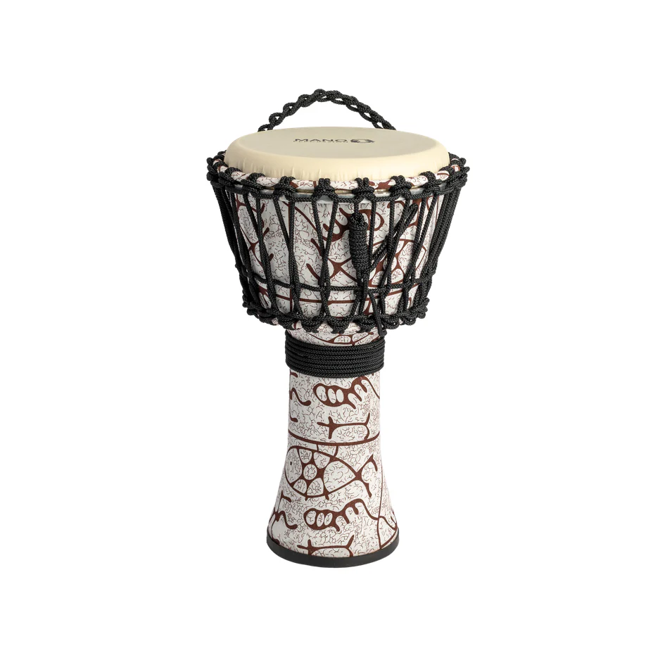 Mano Percussion MPC31 8in Rope Tuneable Djembe - Natural Tone Finish - Image 2
