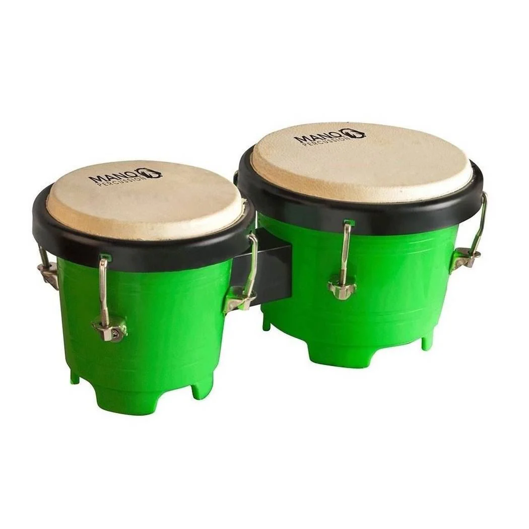 Mano Percussion TDK16G Tunable Mini Bongos - Green - Image 3