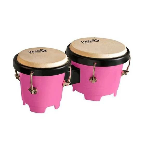 Mano Percussion TDK16PK Tunable Mini Bongos - Pink - Image 3
