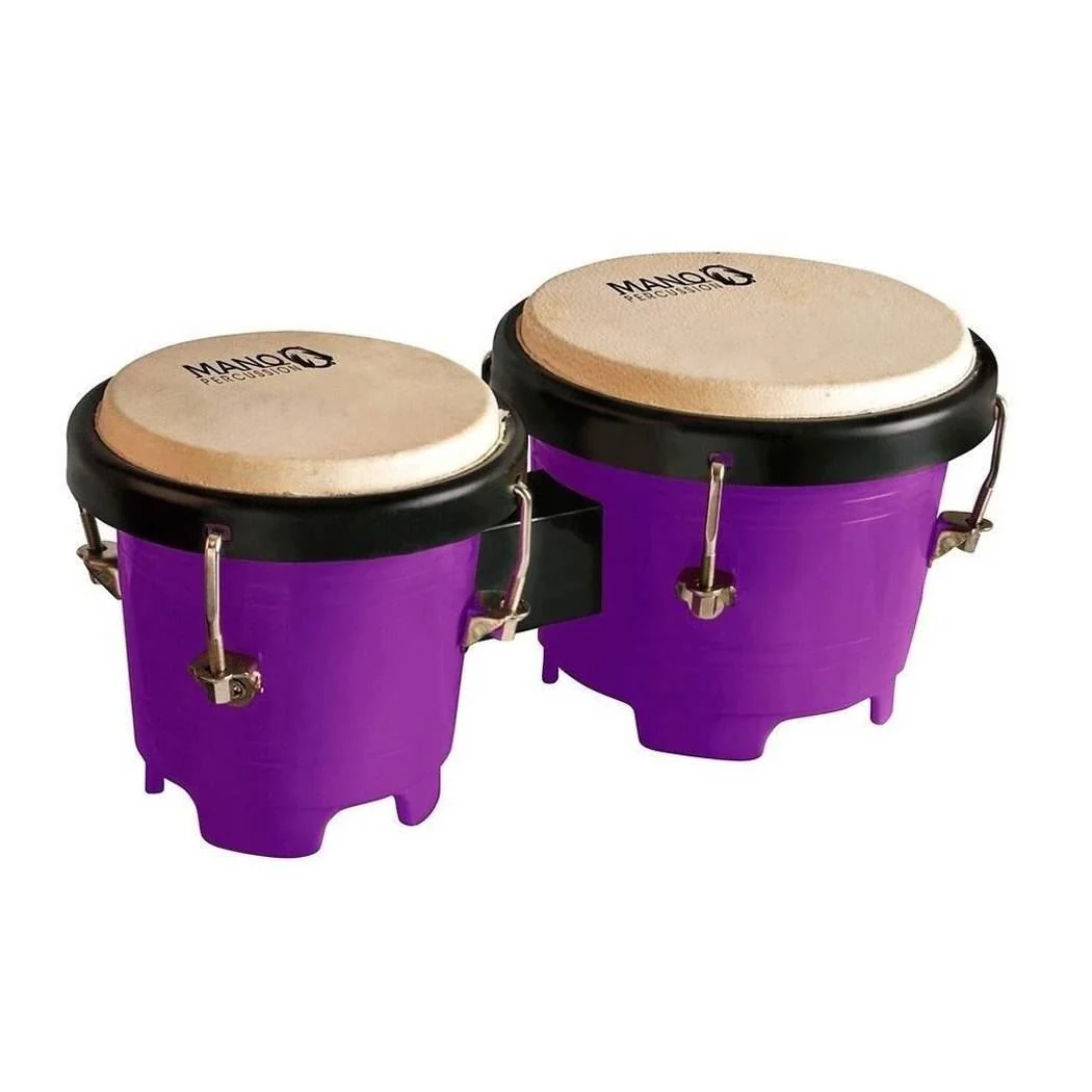 Mano Percussion TDK16PL Tunable Mini Bongos - Purple - Image 2