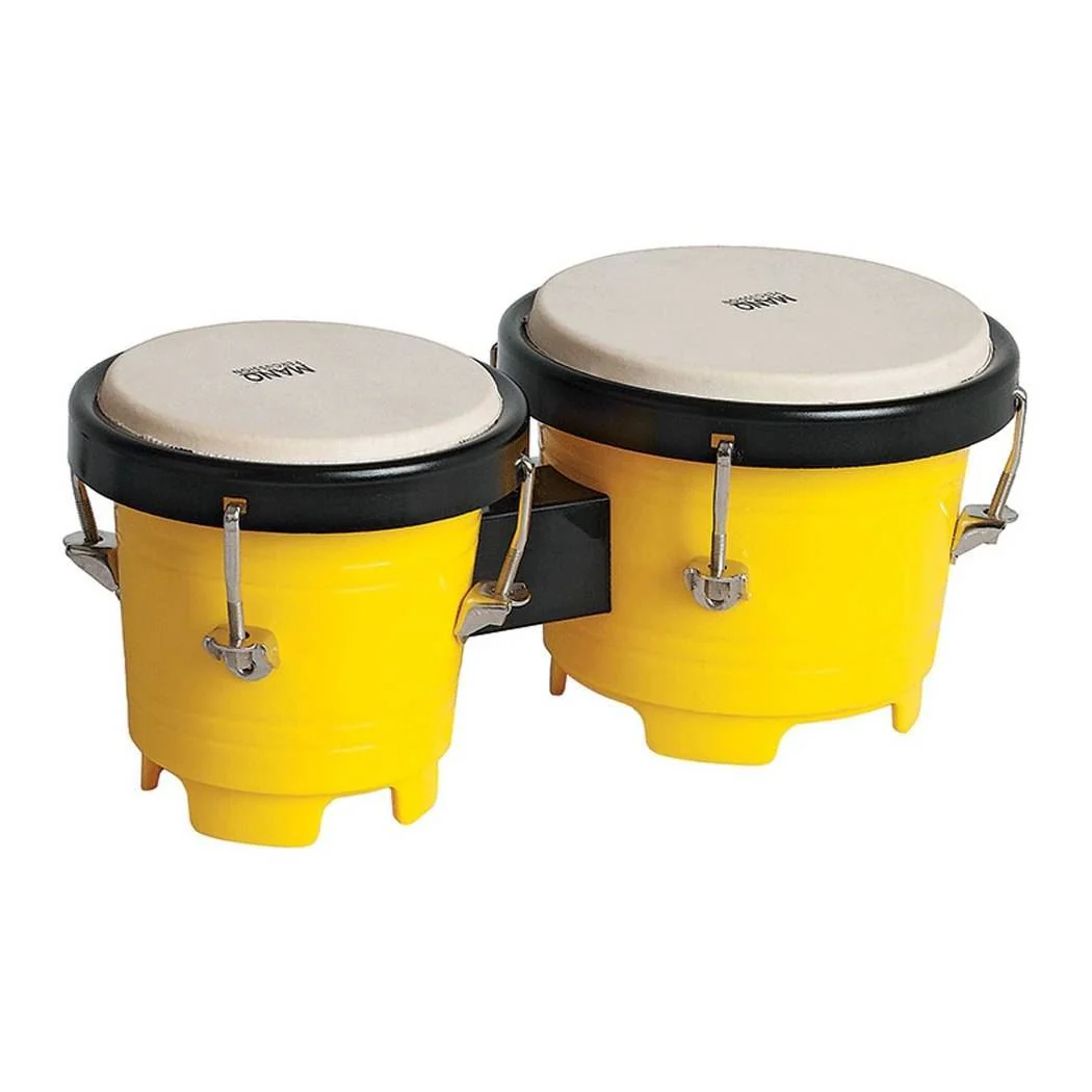 Mano Percussion TDK16YL Tunable Mini Bongos - Yellow - Image 3