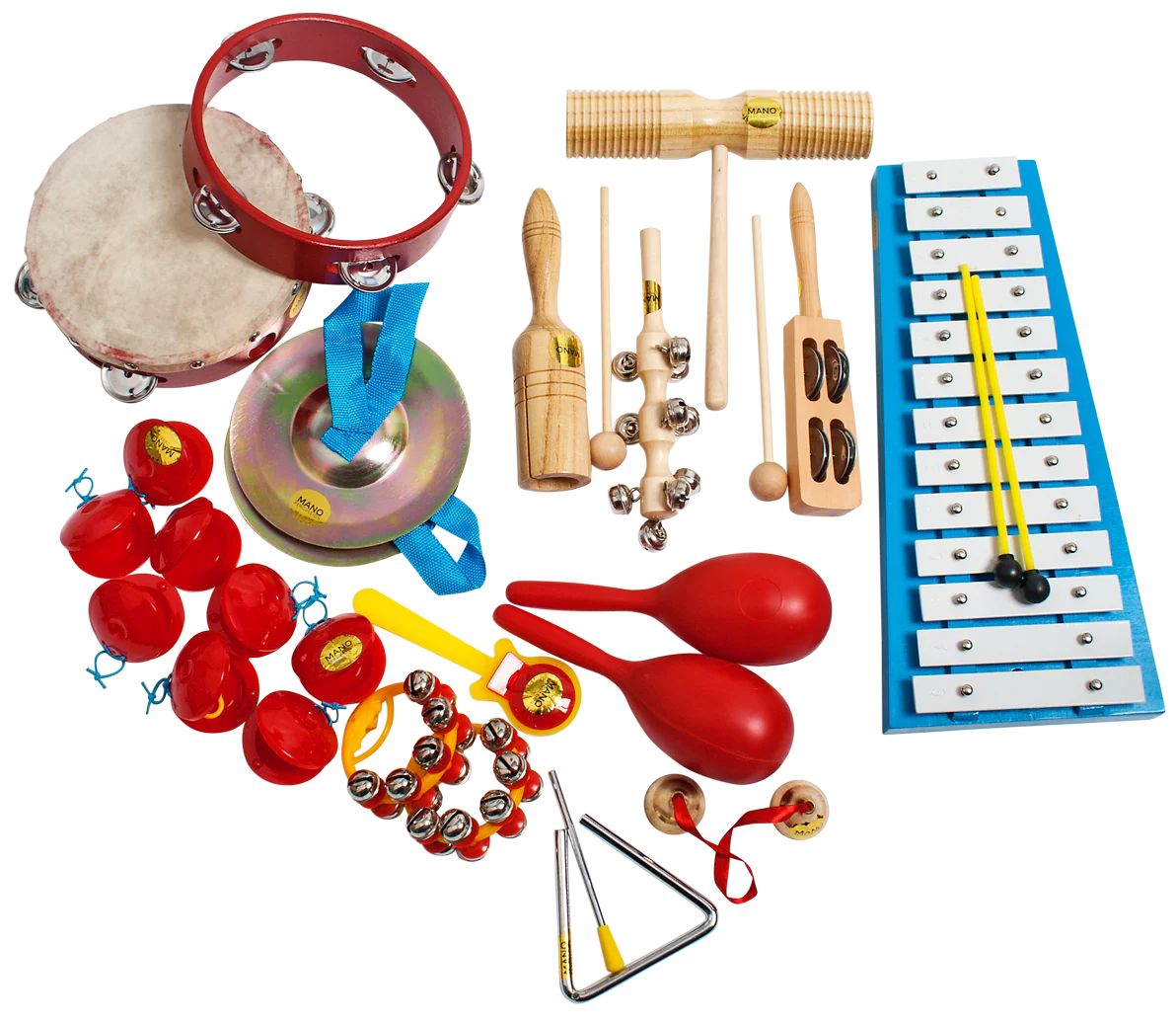 Mano Percussion UE800 17 Piece Deluxe Percussion Set - Image 2