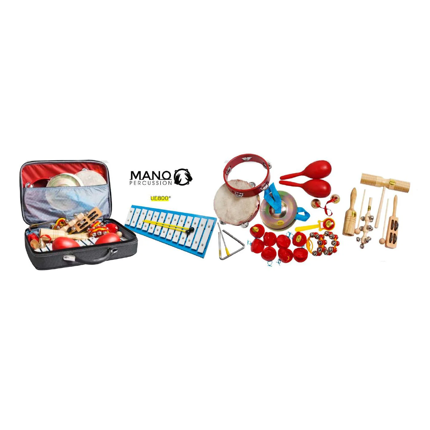 Mano Percussion UE800 17 Piece Deluxe Percussion Set - Image 3