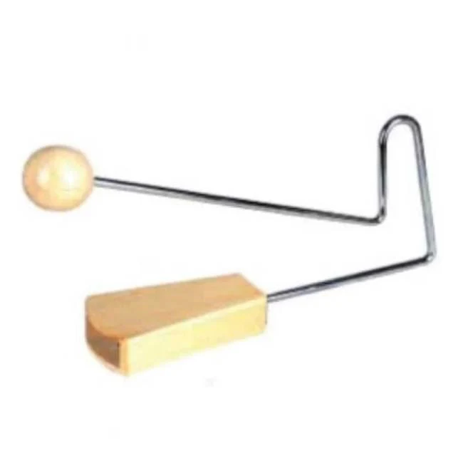 Mano Percussion Vibraslap Metal Handle with Wooden Ends - Image 2