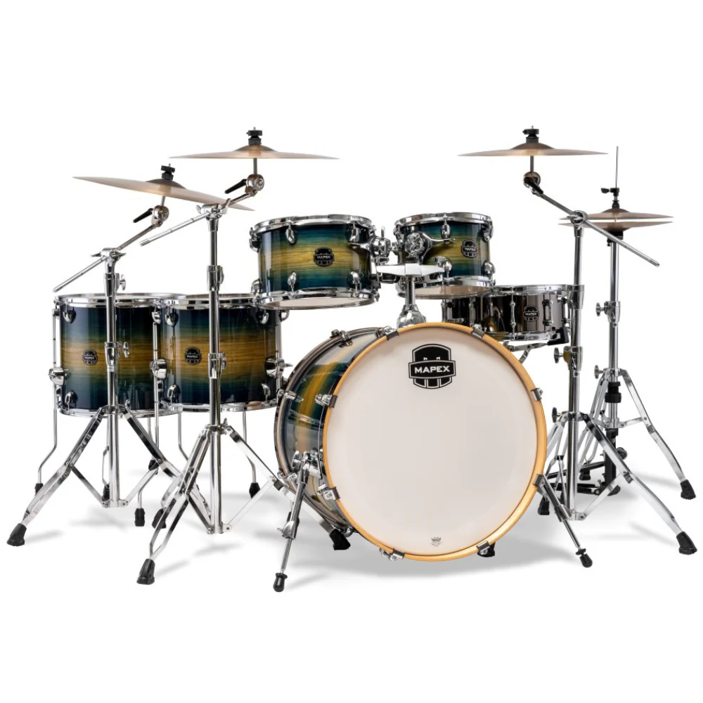 Mapex Armory 6pce Fast 22 Shell Pack  -  Rainforest Burst - Image 4