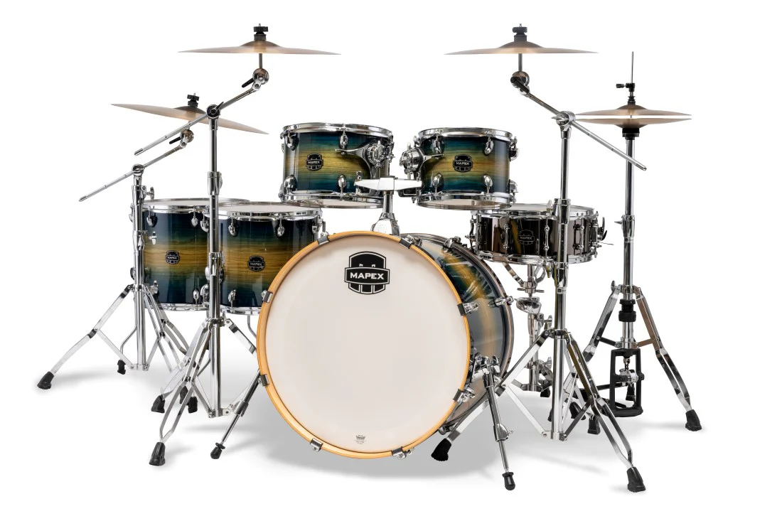 Mapex Armory 6pce Fast 22 Shell Pack  -  Rainforest Burst - Image 5