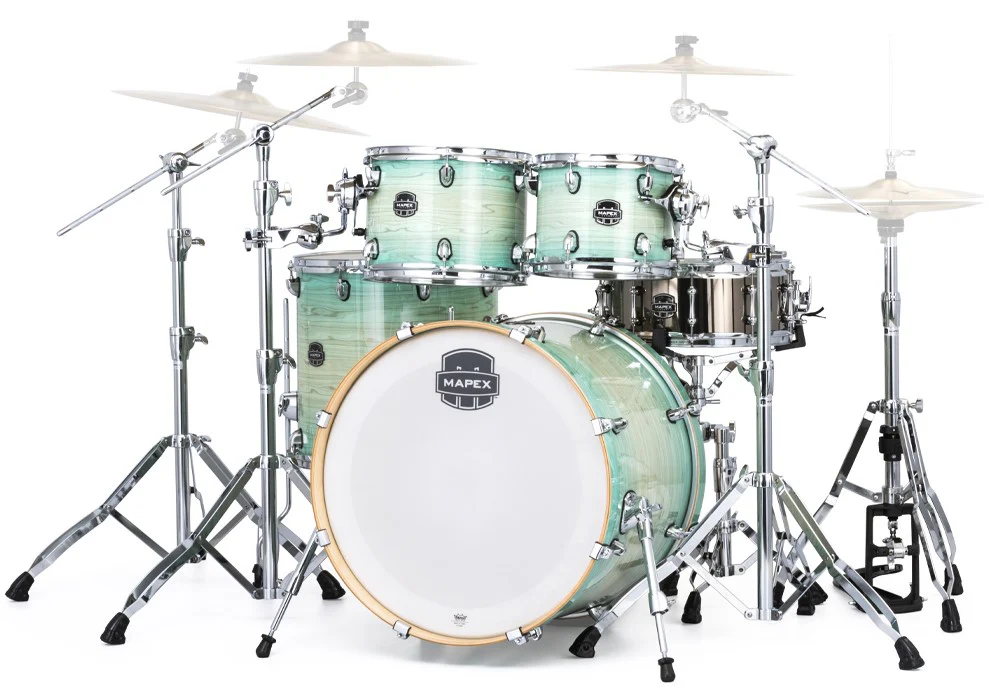 Mapex Armory Series AR529S 22/10/12/16+14S 5pc Drum Shell Pack - Ultramarine - Image 3