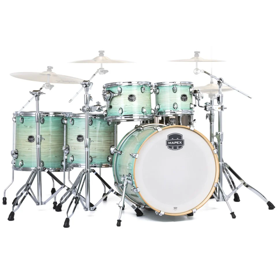 Mapex Armory Series AR628SFE 22/10/12/14/16+14S 6pc Drum Shell Pack - Ultramarine - Image 3