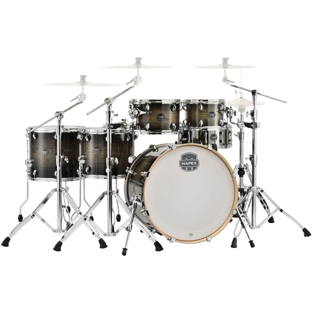 Mapex Armory Series AR628SFU 22/10/12/14/16+14S 6pc Drum Shell Pack - Black Dawn - Image 2
