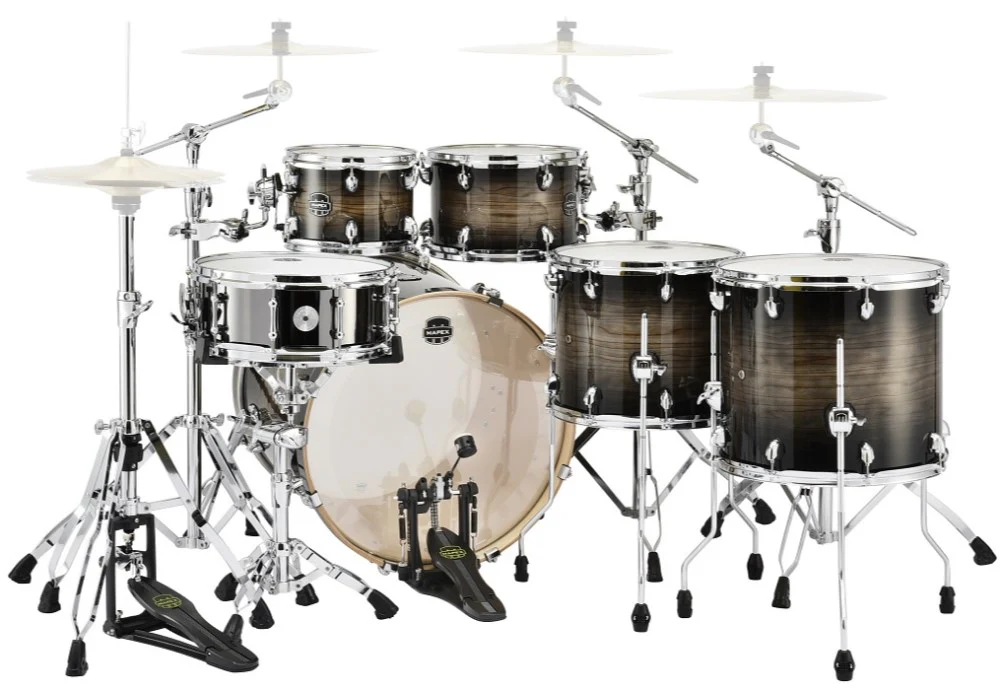 Mapex Armory Series AR628SFU 22/10/12/14/16+14S 6pc Drum Shell Pack - Black Dawn - Image 3
