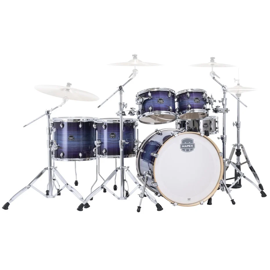 Mapex Armory Series AR628SFU 22/10/12/14/16+14S 6pc Drum Shell Pack - Night Sky Burst