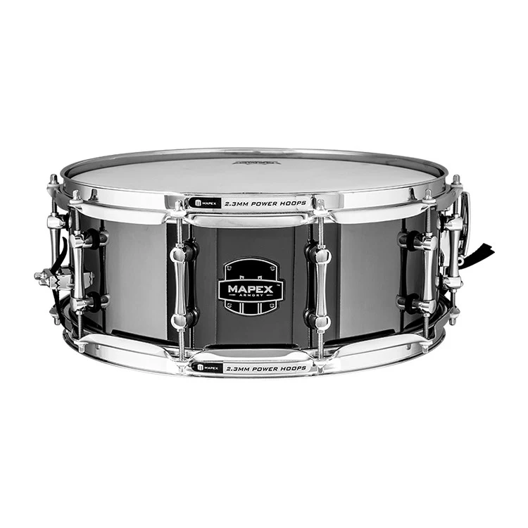 Mapex Armory Series ARST4551CEB Tomahawk 14 x 5.5 Steel Snare Drum - Chrome Black - Image 3