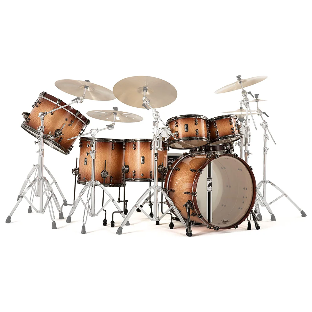 Mapex Black Panther Design Lab Versatus 22 6 Piece Drum Kit Shell Pack - Peach Burl Burst - Image 2