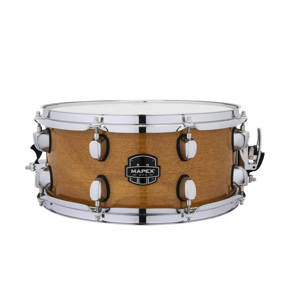 Mapex MPX Maple/Poplar 13 x 6 Hybrid Snare Drum - Gloss Natural - Image 4